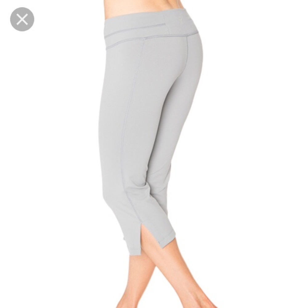Cozy Orange gray Libra Capri leggings
